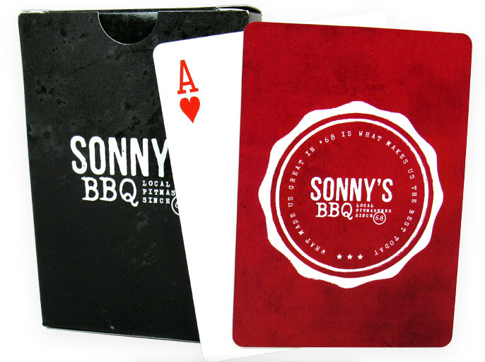Custom Playing Card Deck - Sonny's BBQ