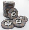 The Victorian Custom Ceramic Poker Chip - Gray