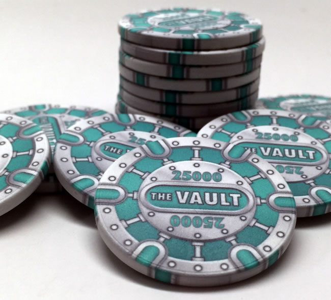 Custom Poker Chips - 10 Gram Ceramic The Vault Series – Poker Chip Lounge