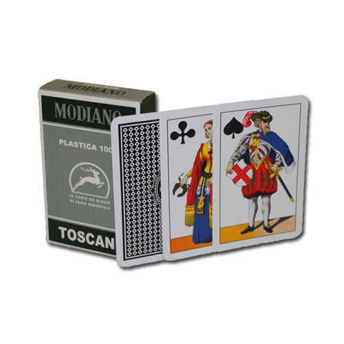 Modiano Deck of Toscane Italian Regional Playing Cards – Poker