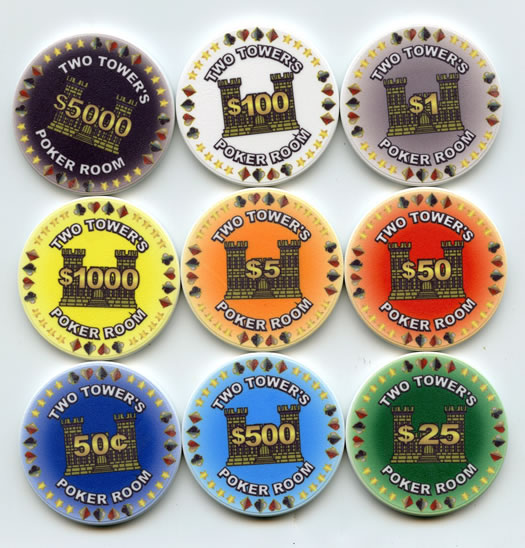 Custom Ceramic Poker Chips - Full Custom Design