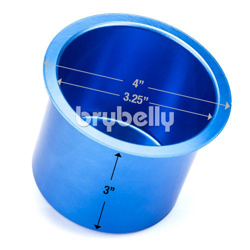 Vivid Blue Aluminum Cup Holder