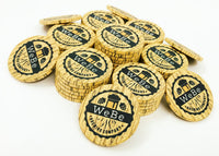Webe brewing company oak faux wood drink token