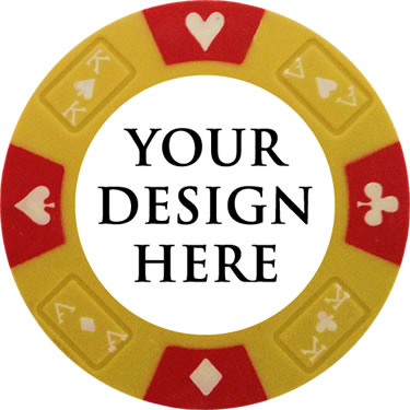 Prestige Series Custom Poker Chip - Yellow